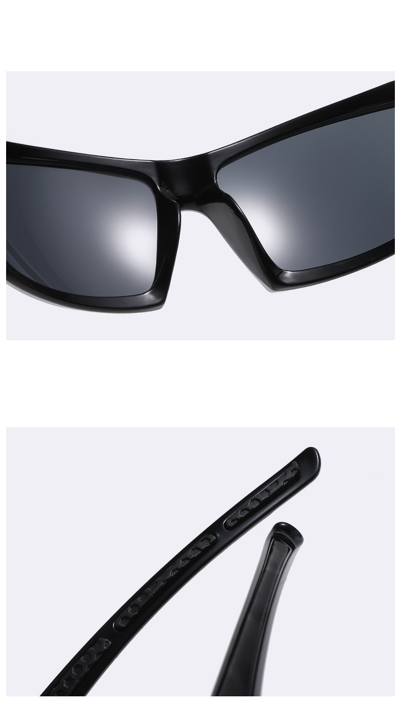 Polaryzowane sportowe wiatroszczelne męskie i damskie okulary przeciwsłoneczne zmieniające kolor, odporne na zachlapanie, okulary przeciwsłoneczne do jazdy na rowerze, profesjonalne okulary do jazdy na świeżym powietrzu_voghion.com