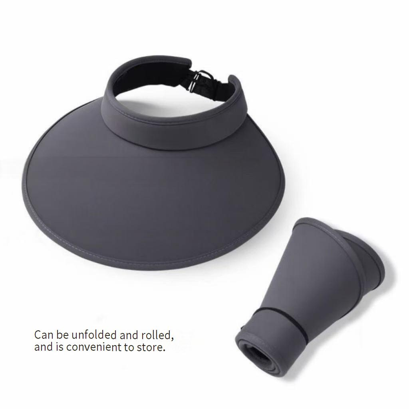 Ice Silk Sun Hat - 360° UV Protection With Wide Brim & Foldable Design Summer Essential Open-Top Hat_voghion.com