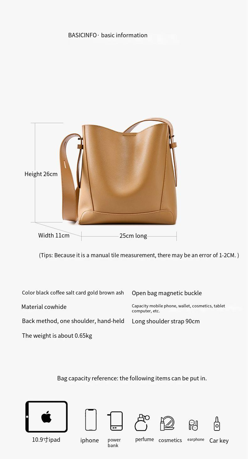 Borsa a tracolla da donna di lusso in pelle crosta, borsa a tracolla da donna per la spesa, tracolla regolabile, borsa casual da donna_voghion.com