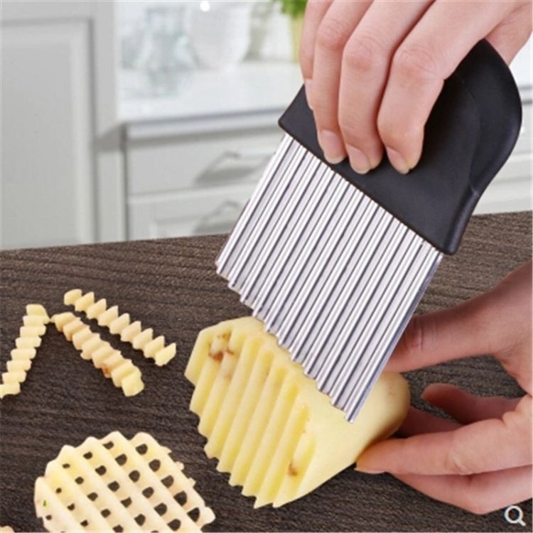 Pommes Frites schneiden Edelstahl Sägeblatt gezackten Schneider_voghion.com