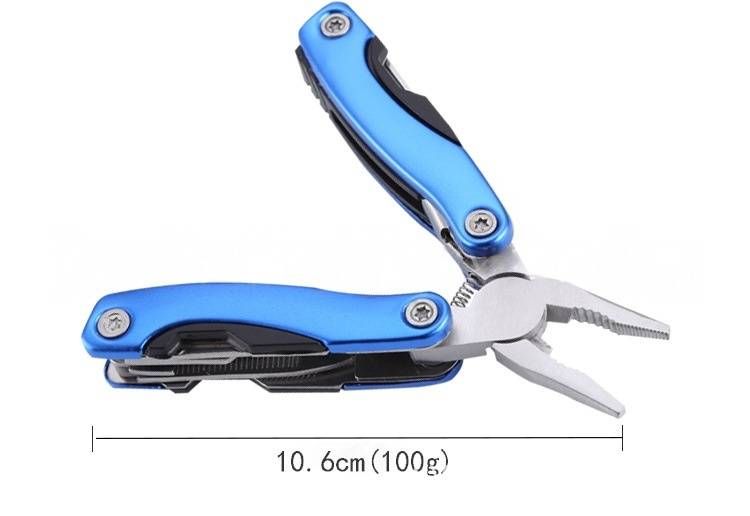 Compacte multitooltang – 2 cm vouwmes en schaar, 106 mm lichtgewicht roestvrijstalen gereedschap voor kamperen en doe-het-zelf_voghion.com