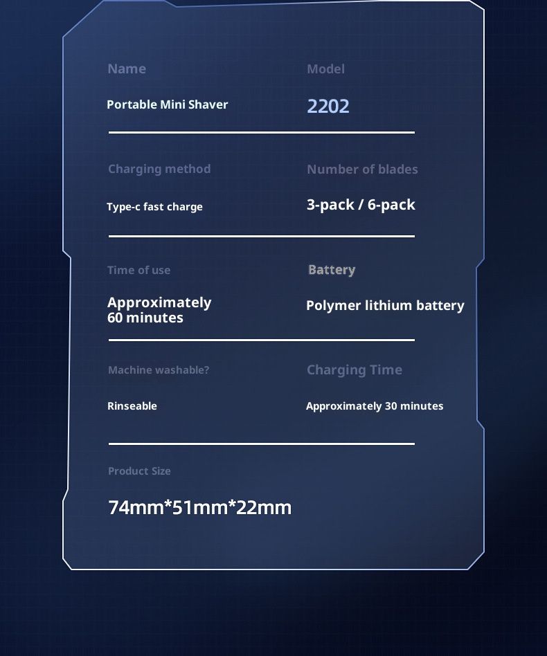 Elektrorasierer mit 28 Klingen für Männer – Ultraleise 35 dB, USB-C-Schnellladung, 70 Min. Laufzeit, IPX7-wasserdicht, 5D-Schwebeköpfe, LED-Anzeige_voghion.com