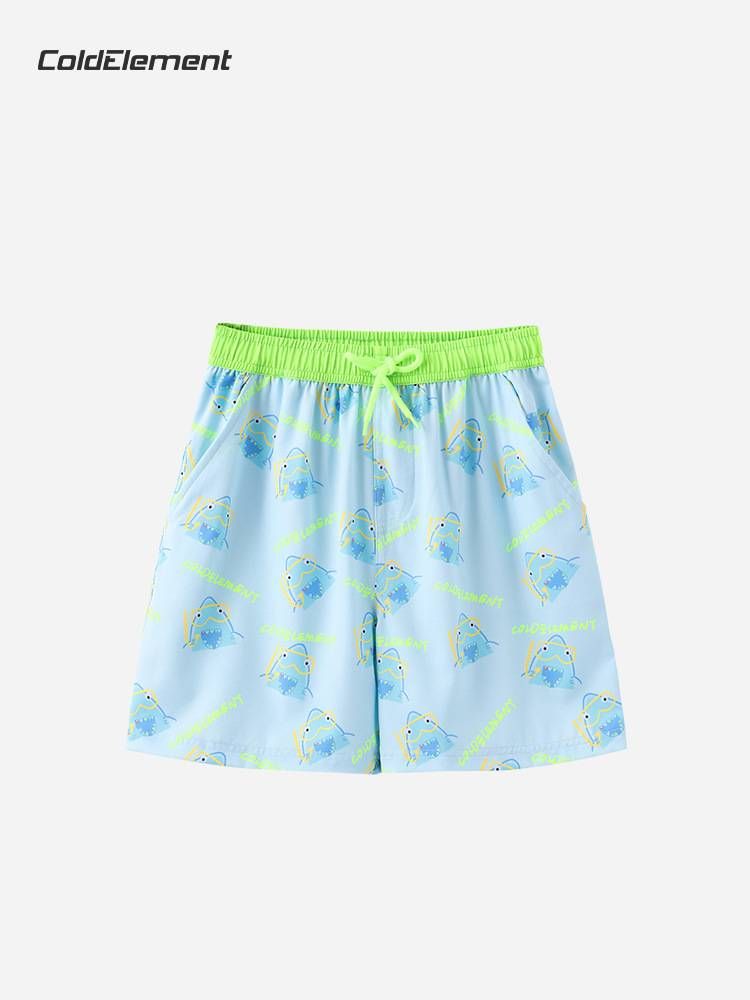 Costume da bagno per bambini con stampa di cartoni animati e protezione UPF - Rashguard a maniche corte e pantaloncini da bagno per ragazzi e ragazze_voghion.com