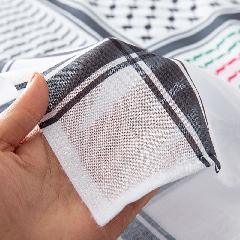 Bekleidung Zubehör Neue männer Arabischen Dubai Saudi männer kopftuch gedruckt schal Nahen Osten Saudi_voghion.com