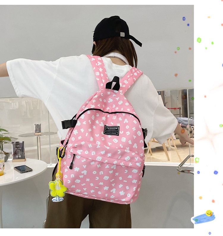 Stylish & Durable School Backpack For Teens – Large Capacity Lightweight Design, Comfortable For Middle & High School Students_voghion.com