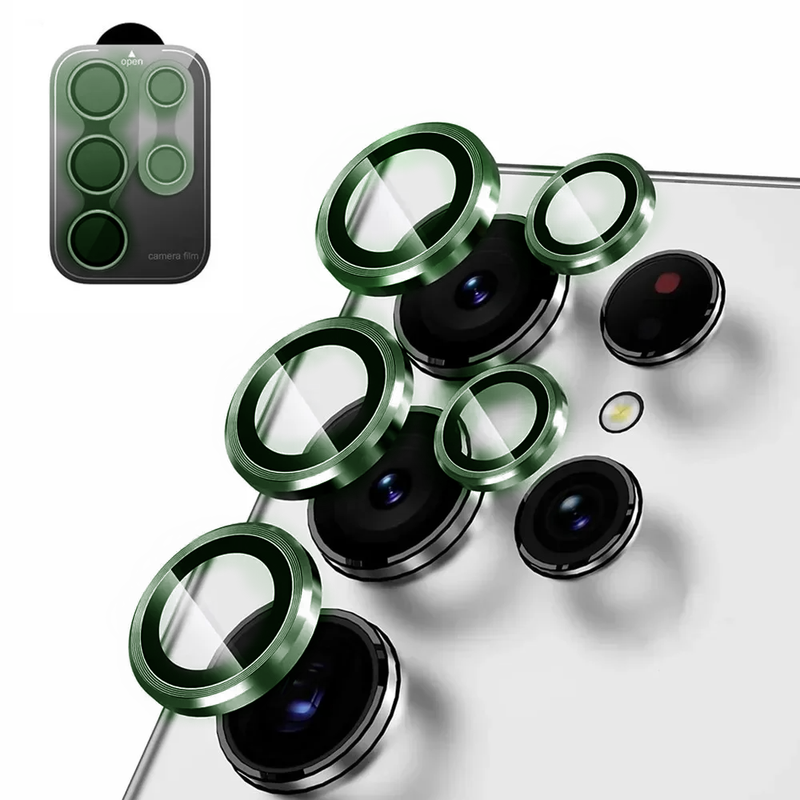 Für Samsung Galaxy S25 Ultra Plus S23 S24 Ultra Kameraobjektivschutz Gehärtetes Glas Kameraabdeckung Displayschutz Metallkratz_voghion.com