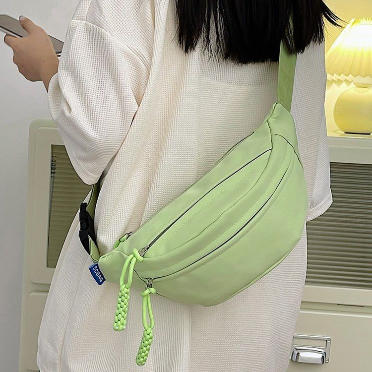 Brusttasche für Damen, Sommer, neue lässige, einfache Umhängetasche, Sporttasche für Paare, allgleiches, Hüfttasche im Hong Kong-Stil für Männer_voghion.com