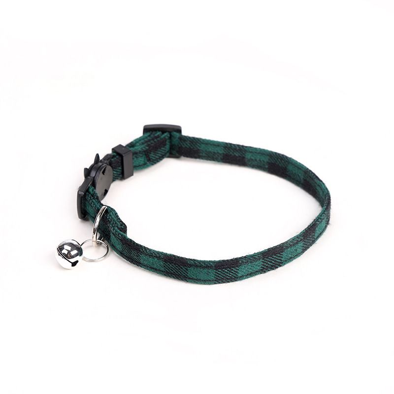 New Pet Lucky Cat Bell Cute Teddy Dog Collar Small And Medium Puppy Leash_voghion.com