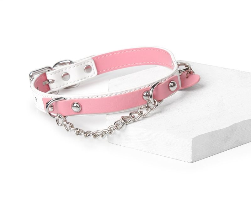 LuvBox SM Sexy Lederhalsband mit Gravur, Trainingshilfe, Halskette und Leine für Erwachsene, Sexspielzeug, Choker_voghion.com