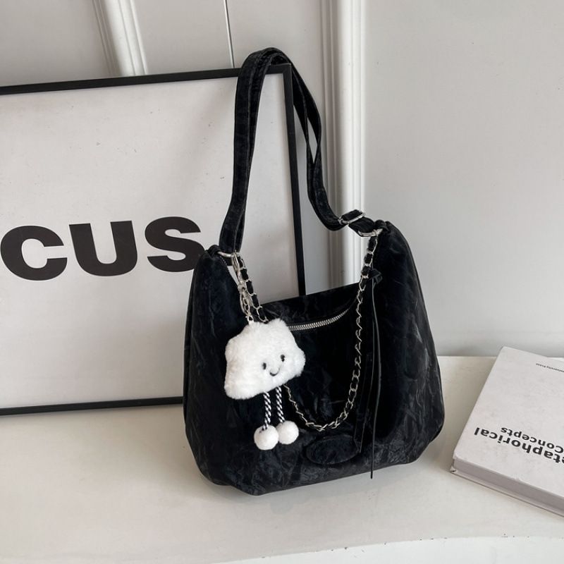 Borsa a tracolla casual da donna, morbida e versatile, per tutti i giorni, estiva, da lavoro, per studenti, 2025, elegante e squisita._voghion.com