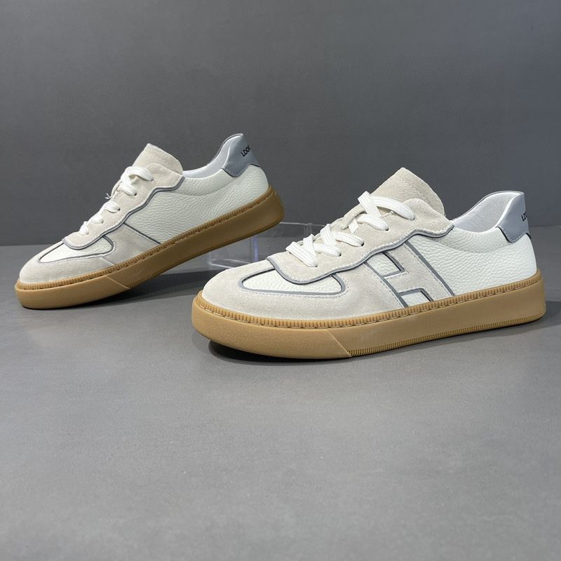 Oberschicht Rindsleder Training echtes Leder, Herrenschuhe, trendige vielseitige Ledersohlen, Sport- und Freizeit-Boardschuhe_voghion.com