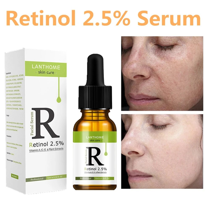 2,5% Vitamine Retinol C/A/E Gezichtsrimpel Verwijder donkere vlekken Collageenserum Anti-aging Essence Blekende huid_voghion.com
