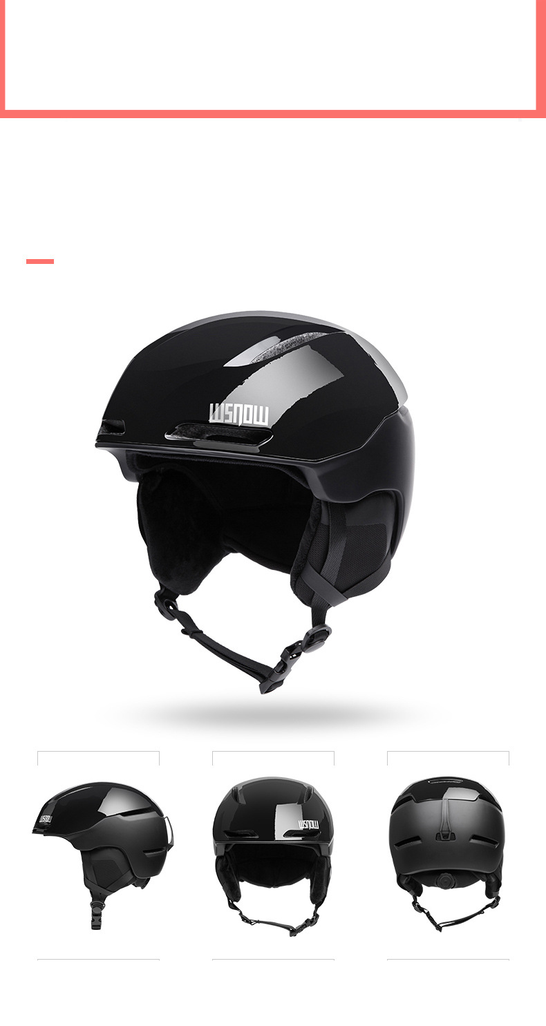 Casco da sci Snowboard protezione da collisione a doppia tavola Casco traspirante protezione della testa per uomo e donna_voghion.com
