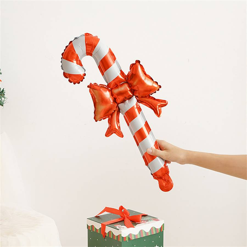 2set(5pcs/set) Christmas Foil Balloons Santa Claus Candy Gingerbread Man Christmas Balloons for Merry Christmas Decorations_voghion.com