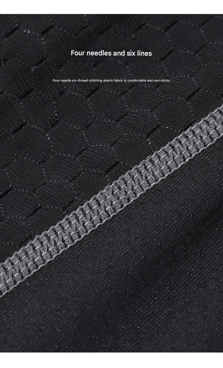 NOKO-ARSUXEO Sous-vêtements de cyclisme pour hommes, vêtements de cyclisme, maille à angle plat, respirant, séchage rapide, coussin en silicone épais absorbant les chocs 002C_voghion.com