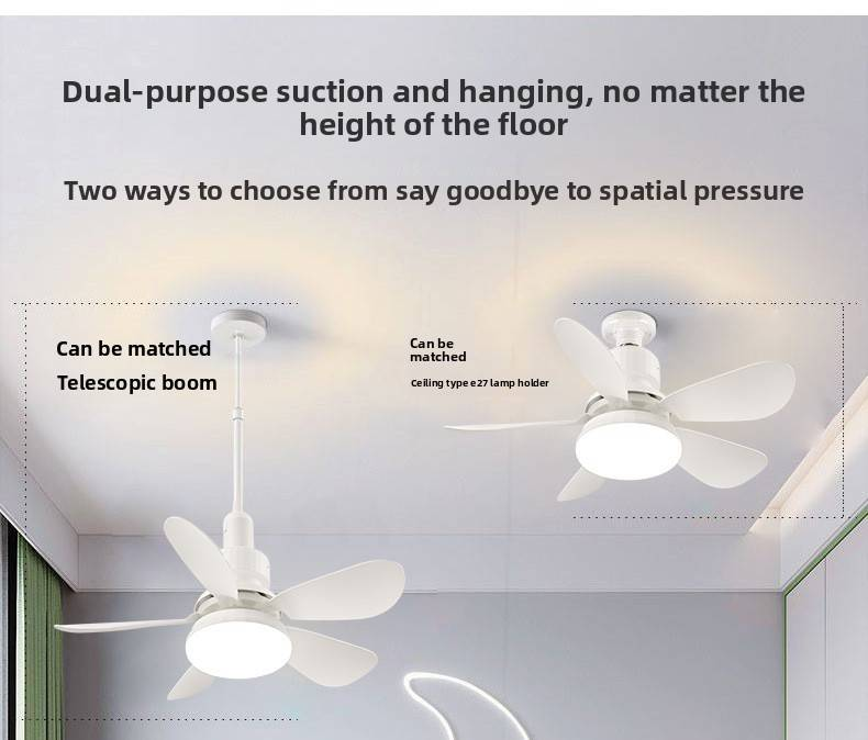 Smart Ceiling Fan With Led Light - 2-In-1 Remote Control Ultra Quiet 3 Speed Adjustable Easy Installation For Bedroom/Living Room_voghion.com