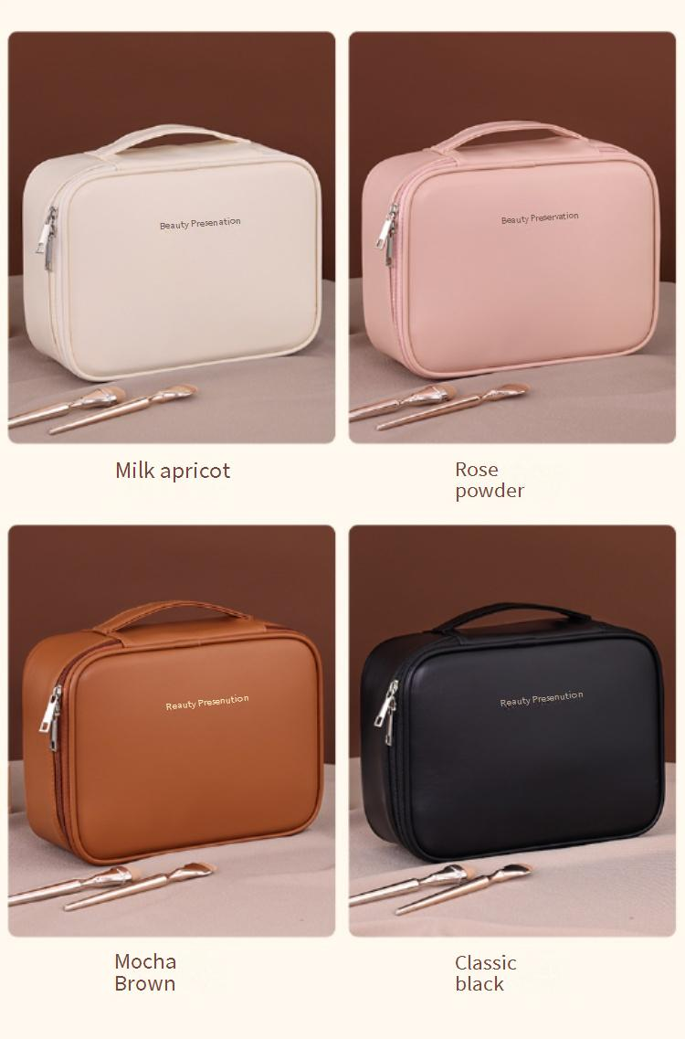 Makeup Tool Kits Hit, Free To Split Cosmetic Bag, Large Capacity, High End, Multifunctional Cosmetic Storage Bag, Niche Design_voghion.com