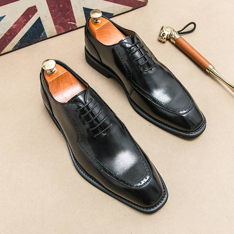 Newest Italian Oxford Shoes For Men Luxury Patent Leather Wedding Shoes Pointed Toe Dress Shoes Classic Derbies Plus Size 38-46_voghion.com