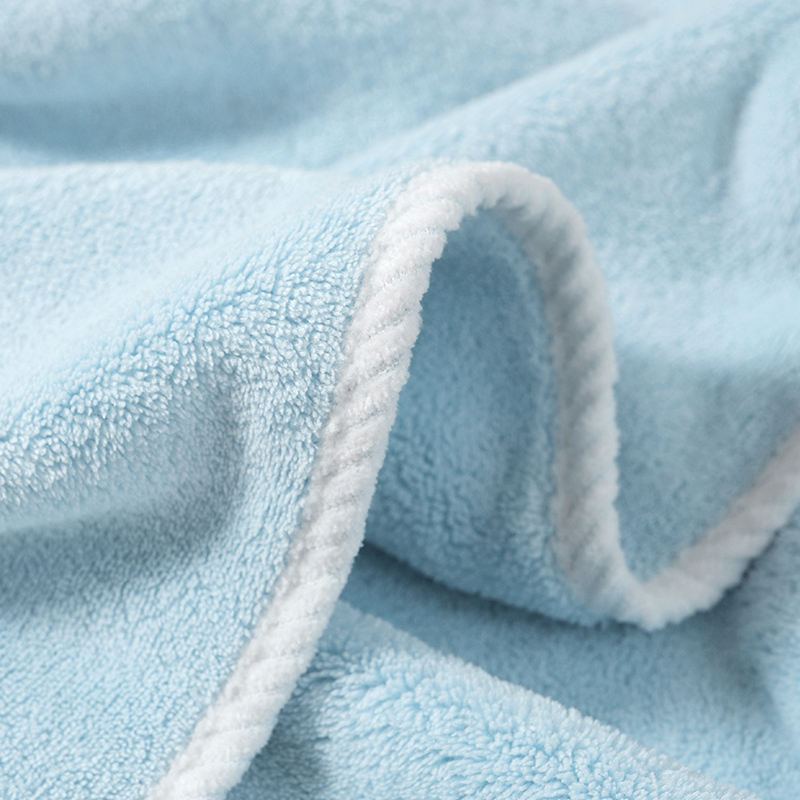 Mocha Cartoon Coral Fleece Cape - Kids' Bathrobe & Baby Hooded Bath Towel_voghion.com