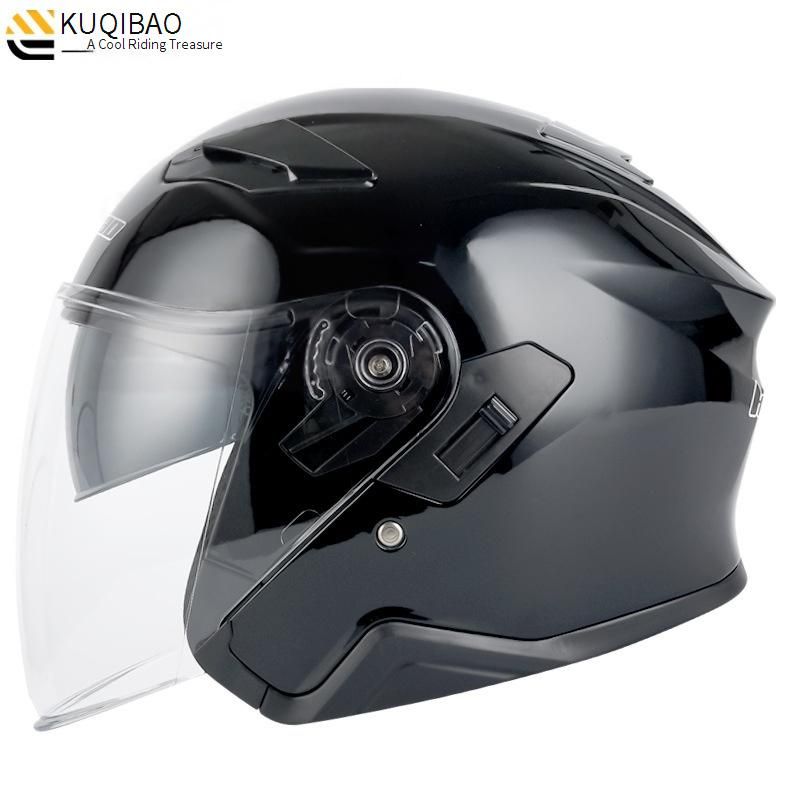 Universal Motorcycle Helmet With Dual Visor For Men & Women – ABS Shell, 3C Certified, All-Season Riding_voghion.com