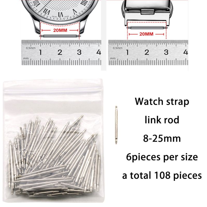Watch Repair Tool 161 Strap Link Pin Remover Watch Spring Lever Open Back Cover Tool Set_voghion.com