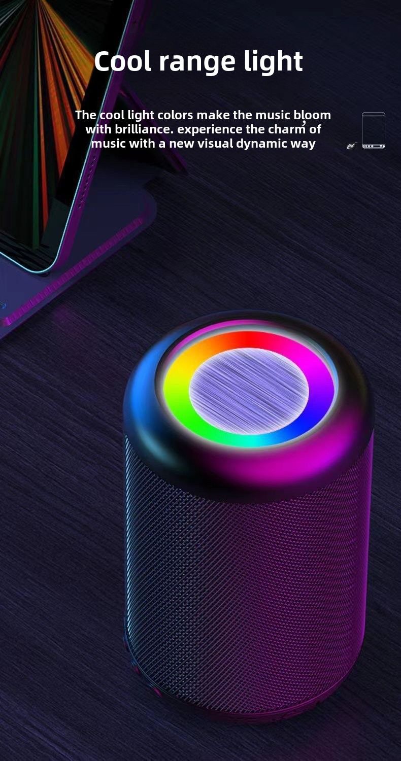 Yashoo Bluetooth Speaker - Ambient Light 32GTF Card Support, Life Waterproof 3000mah Battery, Portable, Bluetooth Support_voghion.com