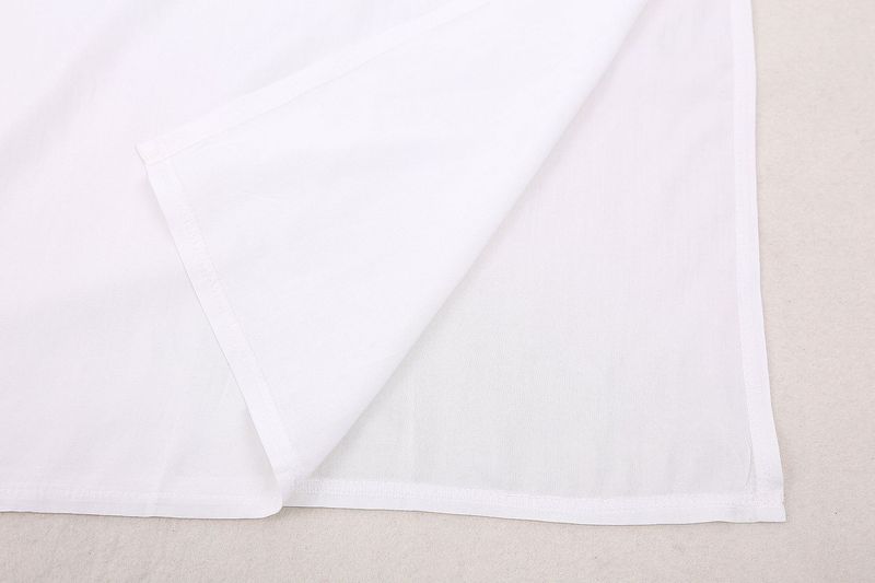 Vestido leve de algodão para praia, piscina e passeios de verão – caimento solto com bolsos, capa de biquíni, proteção solar – tamanho único_voghion.com