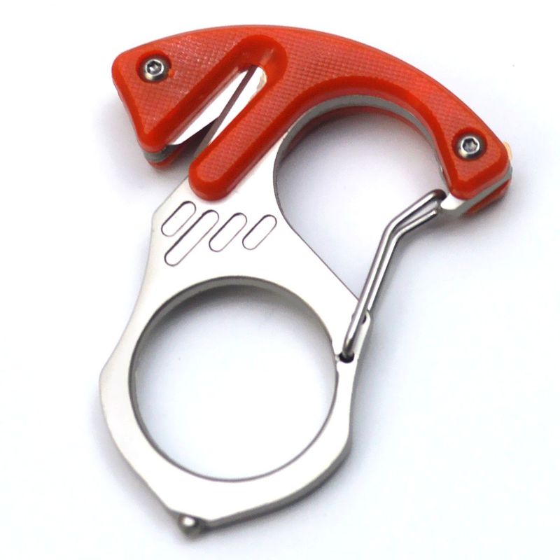 Tiger Schlüsselanhänger Einzelfinger Scharfe Klinge Handstütze SK Legal Selbstverteidigungswaffe Ring Multifunktionaler Flaschenöffner_voghion.com