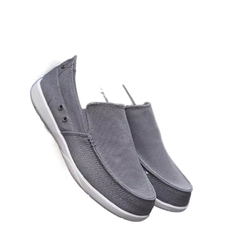 Unbeatable Quality Spring, Summer, Autumn, Winter Cloth One Foot Loose Lazy Men, Anti Odor And Breathable Canvas Shoes For Men_voghion.com