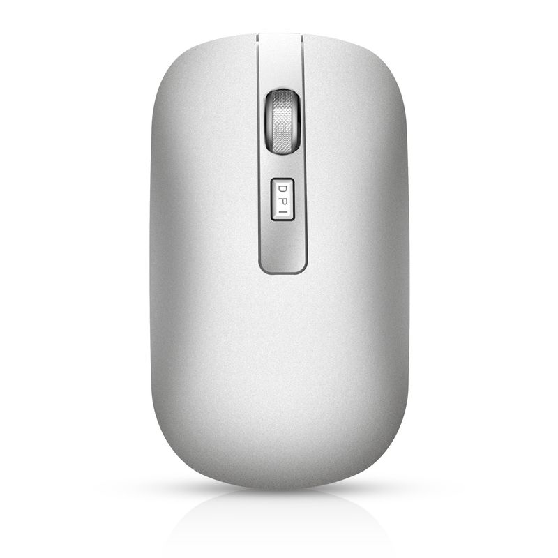 M50 Bluetooth 5.1 Charging Wireless Metal Roller Silent 2.4G Mouse 500mAh Battery_voghion.com