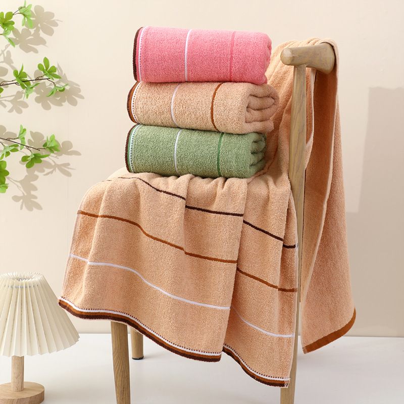 Cotton Bath Towels - Multi-Color, Soft & Quick-Drying, For Hotel/Hotel/B&B/Salon, Home Use, Gift-Grade_voghion.com