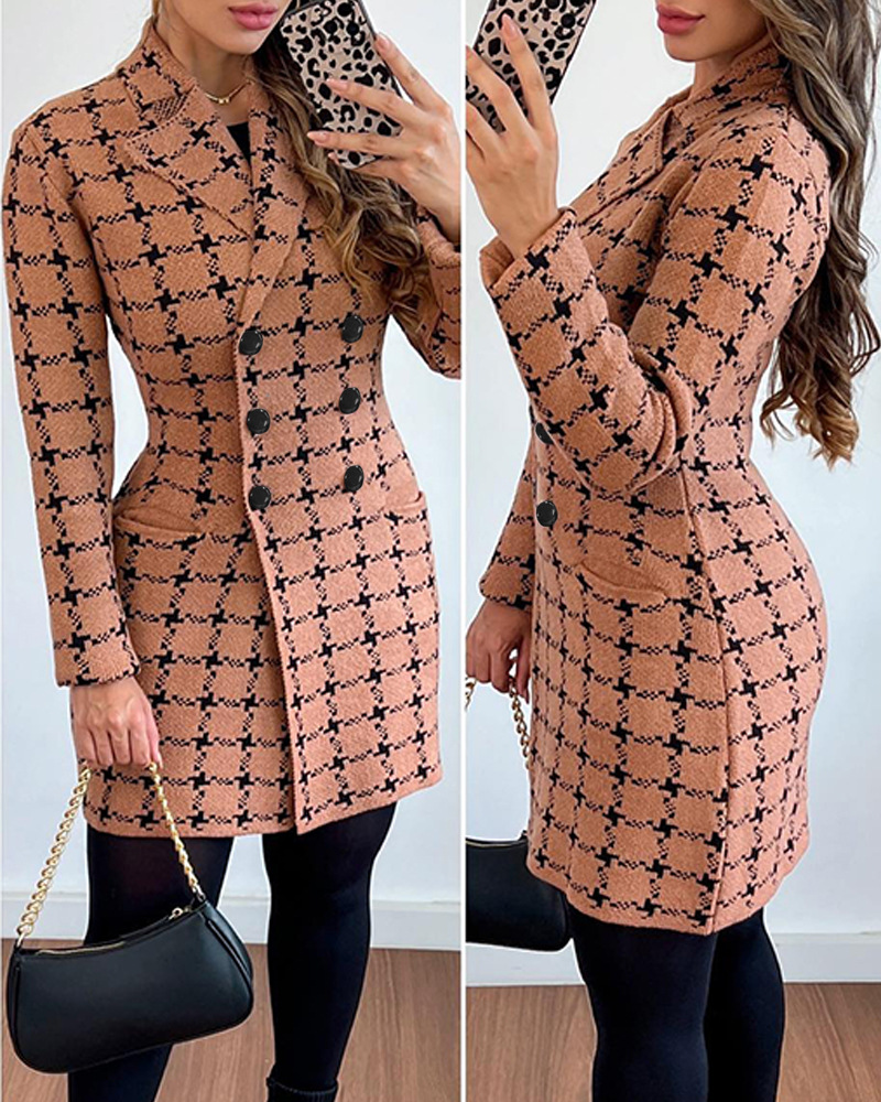 Giacca in lana scozzese da donna Giacca in lana scozzese_voghion.com