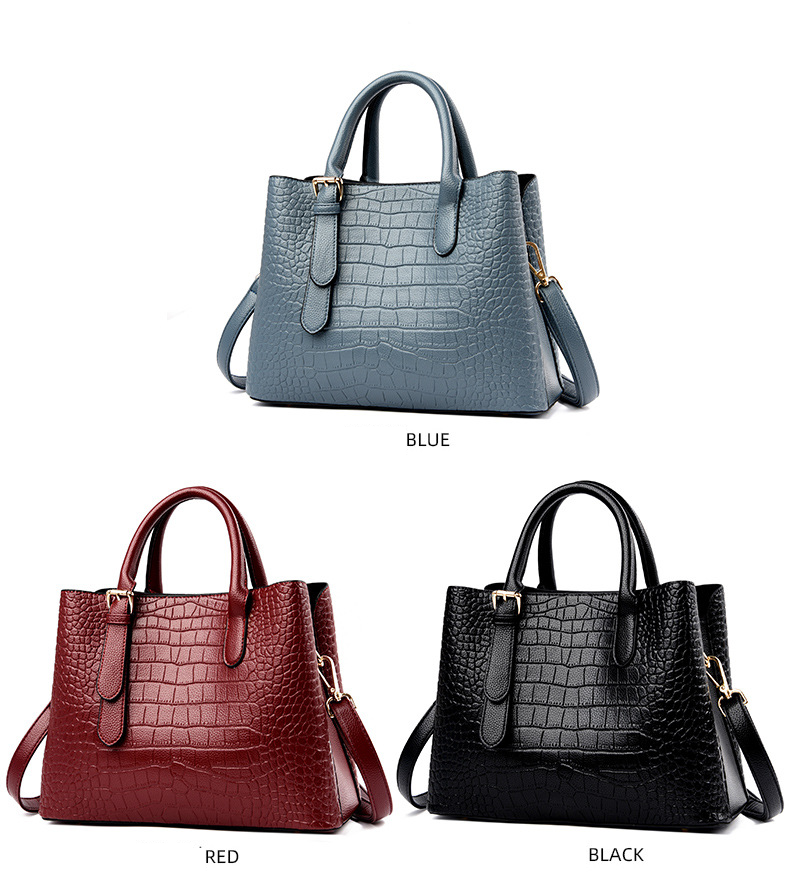 Borsa a mano con motivo a coccodrillo, borsa da donna, 2024, nuova borsa tote, borsa da pendolare, grande capacità, borsa da donna_voghion.com