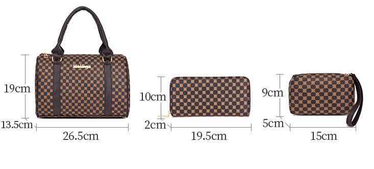 Damentasche Mode sechsteilige Mutter-Kind-Tasche große Kapazität einzelne Schulter Handtasche Umhängetasche_voghion.com