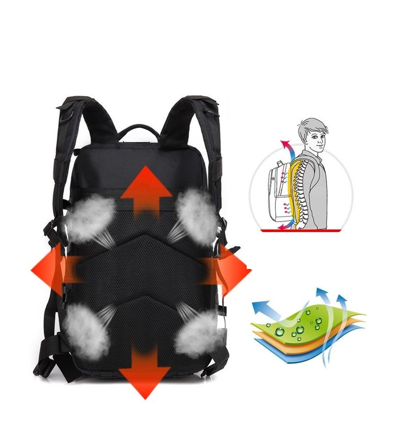 Backpack Outdoor Tactical Backpack Sports Travel Mountain Hiking Camouflage High Capacity Cycling Backpack_voghion.com