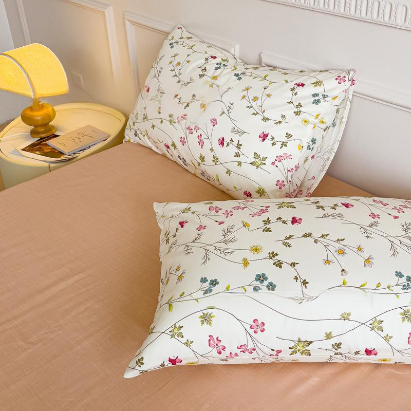 Home Textile Pure Cotton Quilt Cover Three Piece Set Full Size_voghion.com