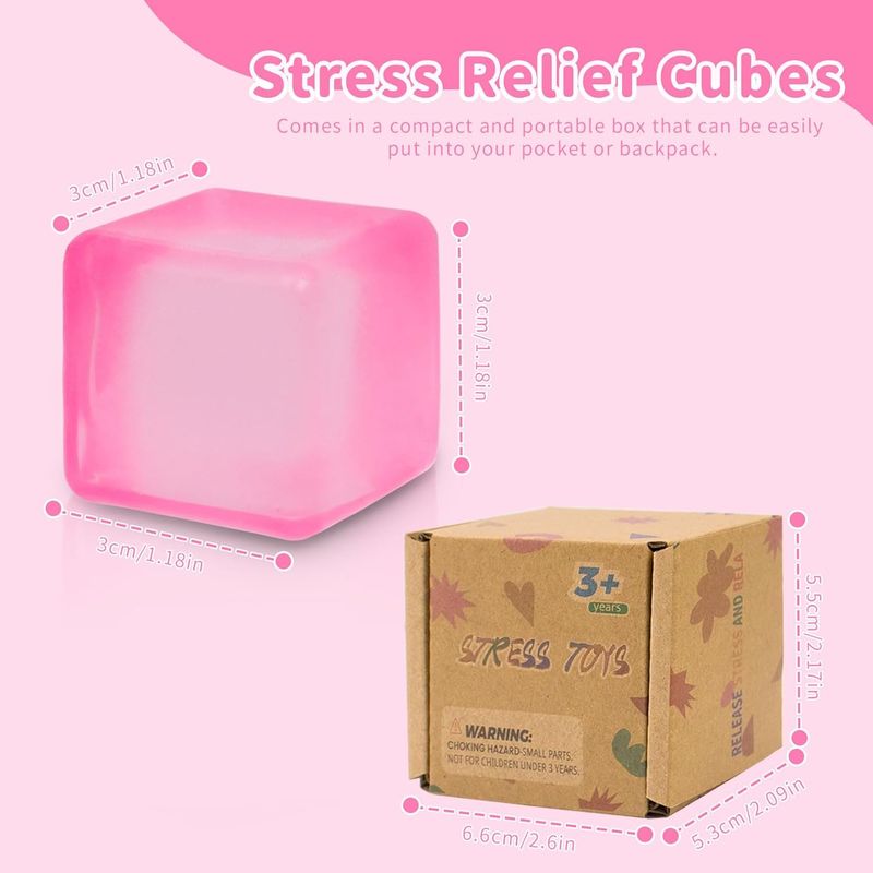 Nice Cube Squeeze Toys Taba Squishy Squishy Cubes Ice Cube Fidget Toy Sensory Fidget Toys Stress Cube Anxiety Relief For Kids And Adults_voghion.com