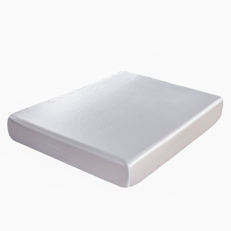 Protège-matelas d'été en satin soyeux et lavable - 1 pièce_voghion.com