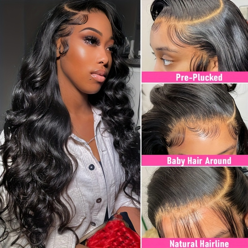 180% Dichtheid 13X4 Lace Front Menselijk Haar Pruiken Body Wave Kant Voor Pruik Voor Vrouwen Braziliaanse Remy menselijk Haar Pruik_voghion.com