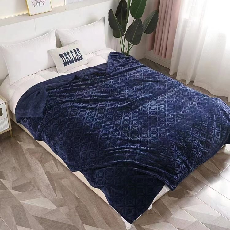 Couverture légère quatre saisons en flanelle pour la sieste, simple ou double, pour canapé, bureau, climatisation_voghion.com