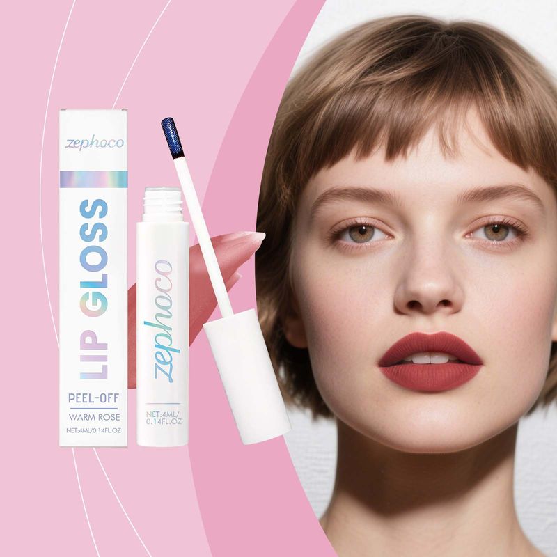 Zephoco Peel-Off Tint Natürliche Farbe Pflegender Lipgloss für das tägliche Tragen_voghion.com