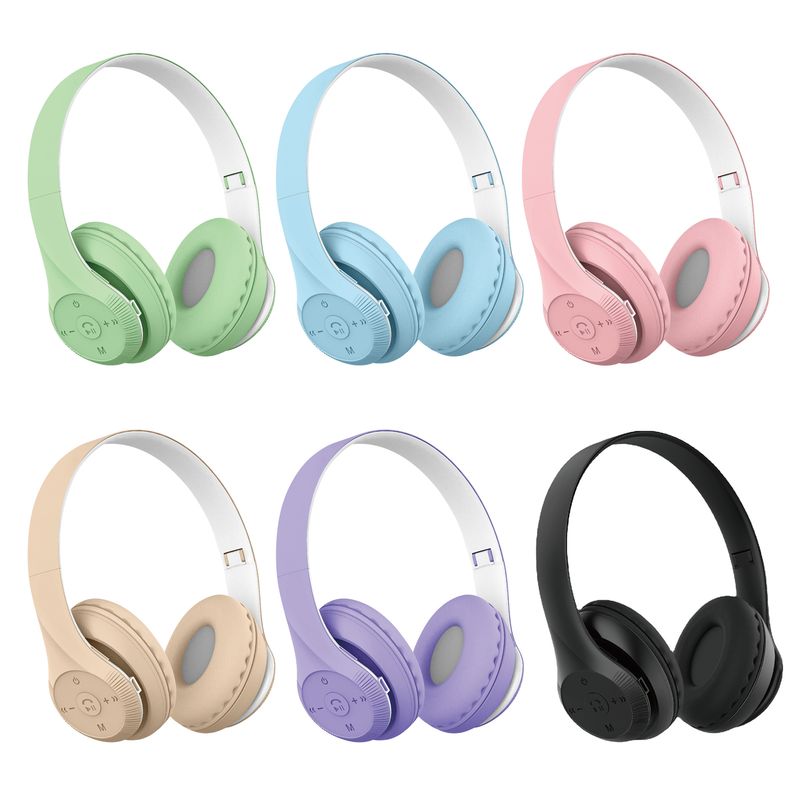 Căști fără fir ST95, pliabile, stereo portabile, practice, compatibile cu Bluetooth, căști Macaron 5.1 pentru jocuri_voghion.com