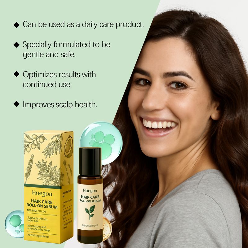 Hoegoa Moisturizing Roll-On Sanfte, nährende, feuchtigkeitsspendende, glatte Essenz zur täglichen Haarpflege_voghion.com