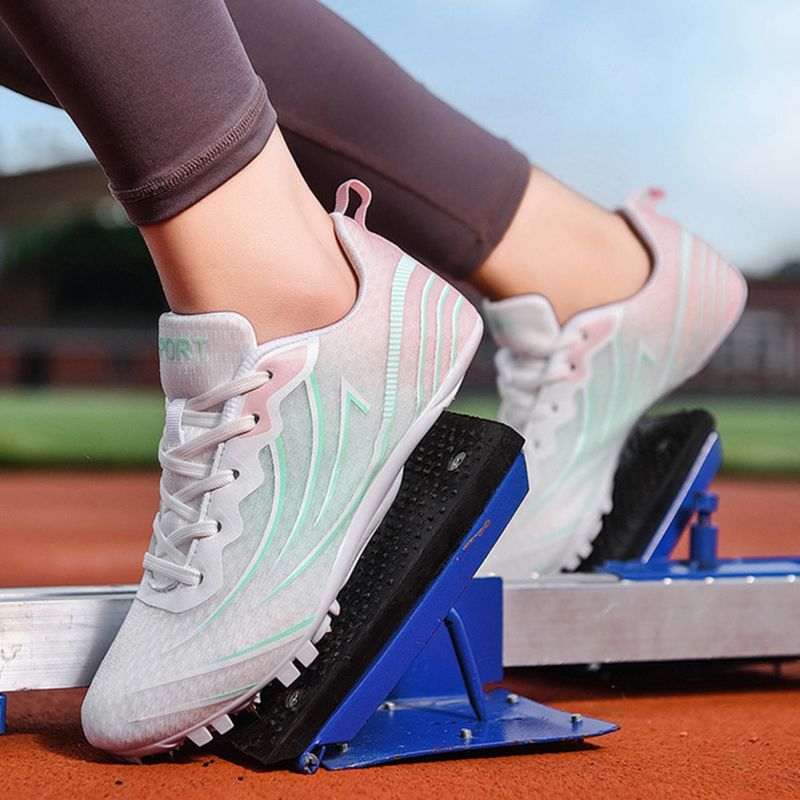 Triple Jump 0m Sprint Men Women Spike Track And Field Short Distance Mesh Professional Competition Physical Exam Running_voghion.com