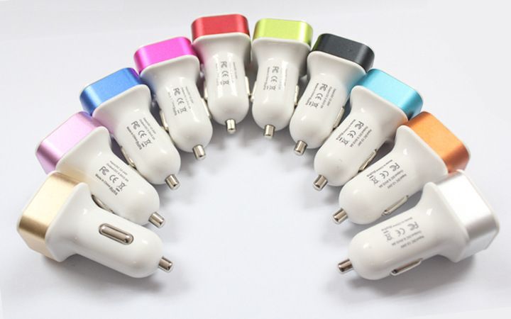 Car Chargers New Car Mobile Phone Charger One To Three Dual USB Car Charger With Cable Multi Function Charger_voghion.com