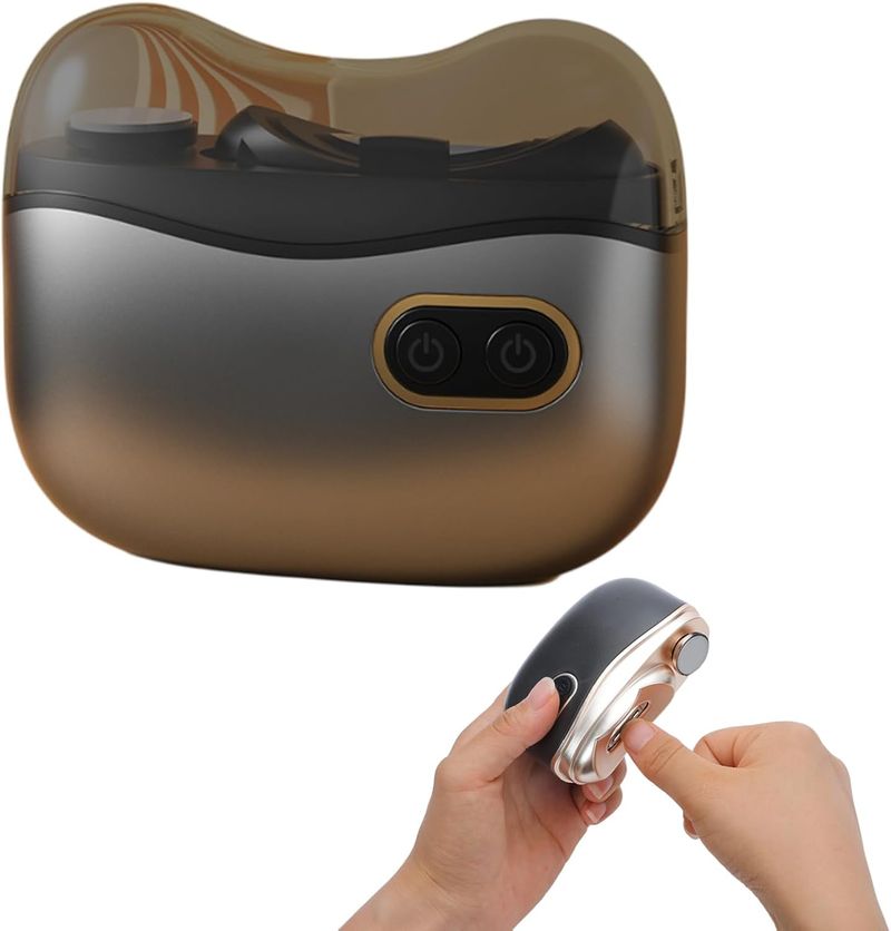 2-in-1-Nagelschleifer – Polieren & Staubaufbewahrung mit LED_voghion.com