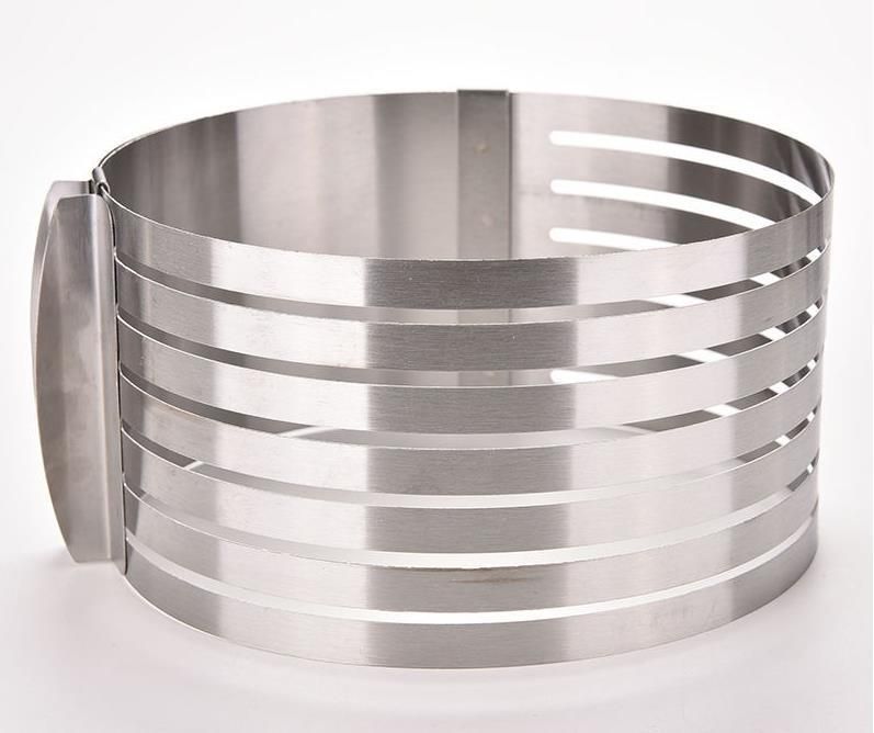 Cake bread layering machine cake cutting sharpener round stainless steel retractable mousse ring cake mold_voghion.com