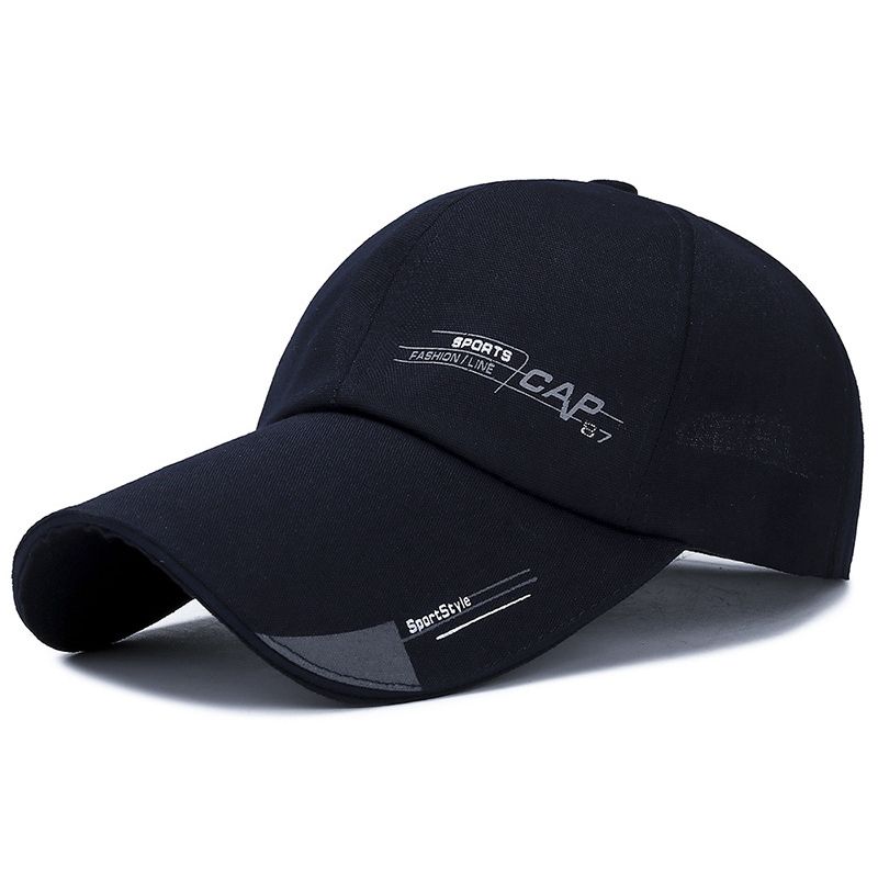 Uomo Per Pesce All'aperto Classico Linea Sport Colore Solido Sole Baseball Cap Primavera Estate Snapback Cappello_voghion.com