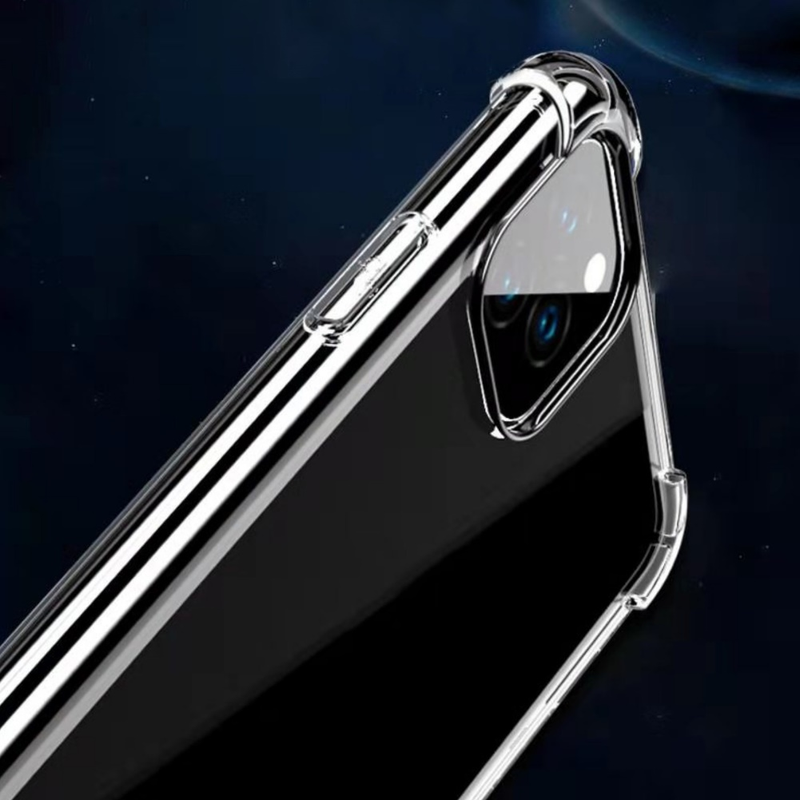 Kunjiuyou Clear Soft TPU schokbestendige telefoon beschermhoes voor iPhone 11 Pro Max- voor iPhone 11_voghion.com
