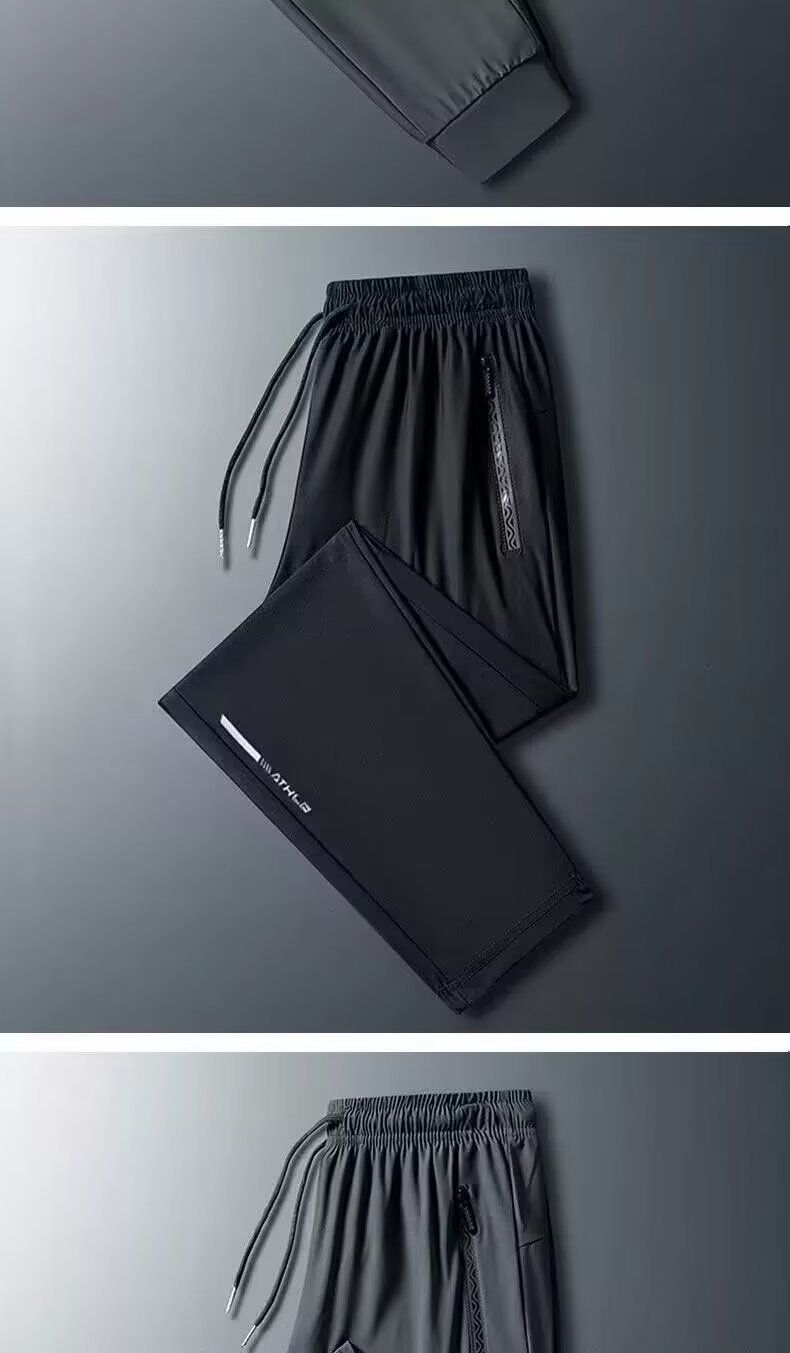 Dünne Arbeitshose für Herren im Frühling und Herbst, strapazierfähig und verschleißfest, mit Reißverschluss und Diebstahlschutztasche, Fußbindung, gerades Rohr, für Jugendliche_voghion.com